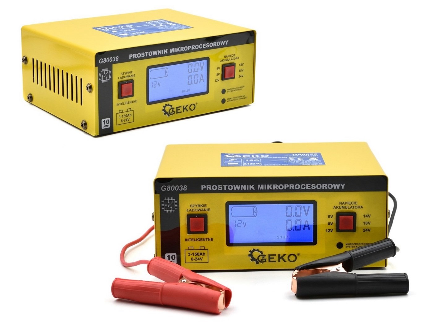 Prostownik G80038 GEKO Mikroprocesorowy — zdjęcie 1 z 5