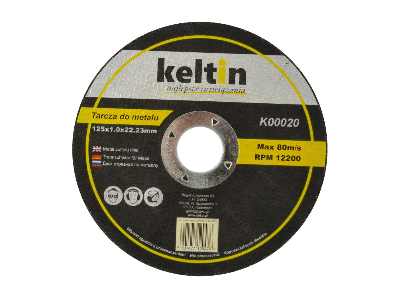 Tarcza do metalu K00020 KELTIN — zdjęcie 1 z 3