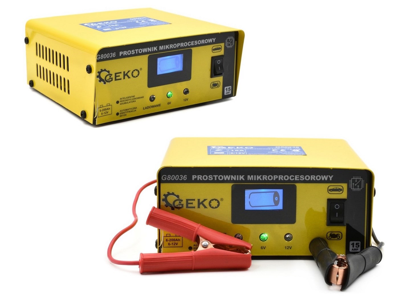 Prostownik G80036 GEKO Mikroprocesorowy — zdjęcie 1 z 4