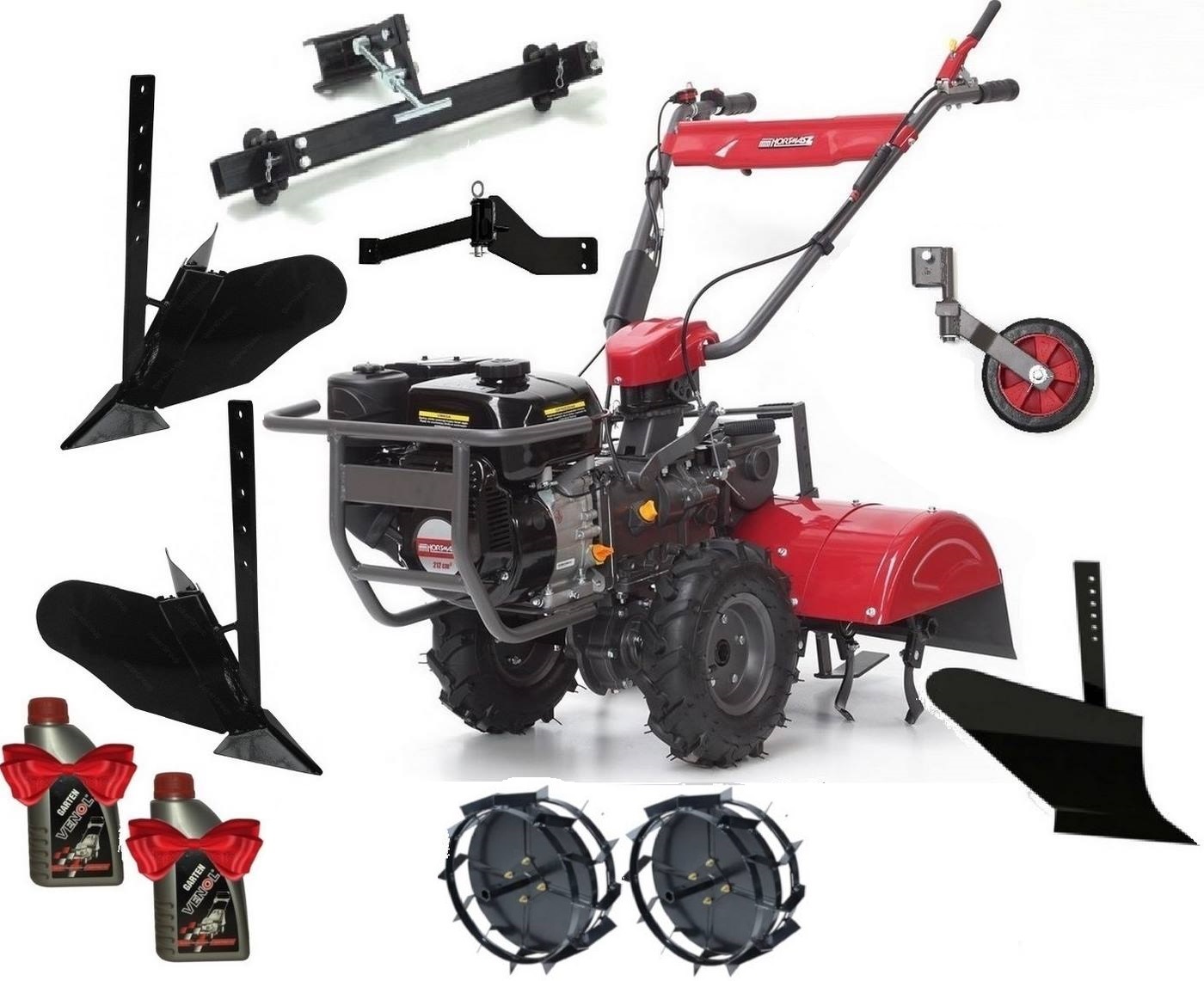 Glebogryzarka HGS X620N HORTMASZ Spalinowa z napędem + 9-elementowy zestaw akcesoriów — zdjęcie 1 z 32